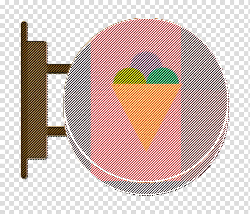 Ice Cream icon Signboard icon, Pink, Heart, Circle, Symbol transparent background PNG clipart