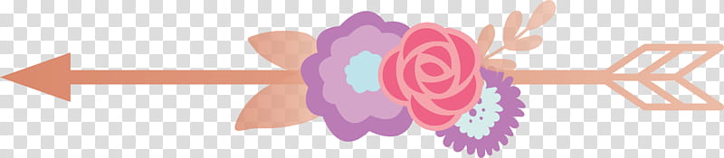 wedding arrow flower arrow flowers, Pink, Purple, Petal, Rose transparent background PNG clipart