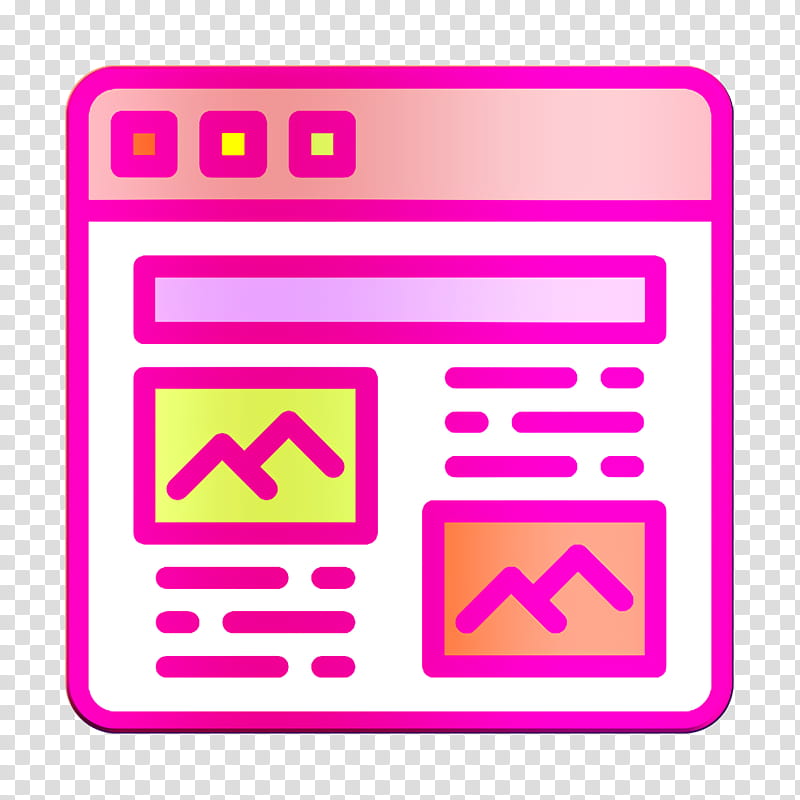 Article icon Content icon User Interface Vol 3 icon, Pink, Line, Magenta transparent background PNG clipart