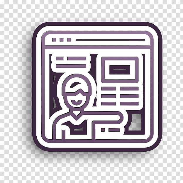 Type of Website icon Teacher icon Online learning icon, Text, Maze, Labyrinth, Toy, Technology, Logo, Square transparent background PNG clipart