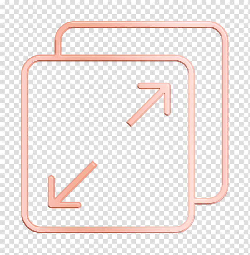User interface icon Full screen icon, Line, Meter, Number, Mathematics, Geometry transparent background PNG clipart