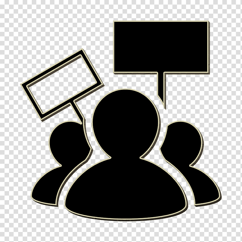 Protest icon social icon, Crowd, Human Rights transparent background PNG clipart