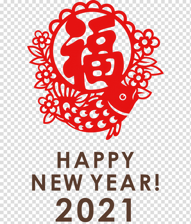 Happy Chinese New Year 2021 Chinese New Year Happy New Year, Ox, New Year Card, Daruma Doll, Template, Symbol, Japanese New Year transparent background PNG clipart