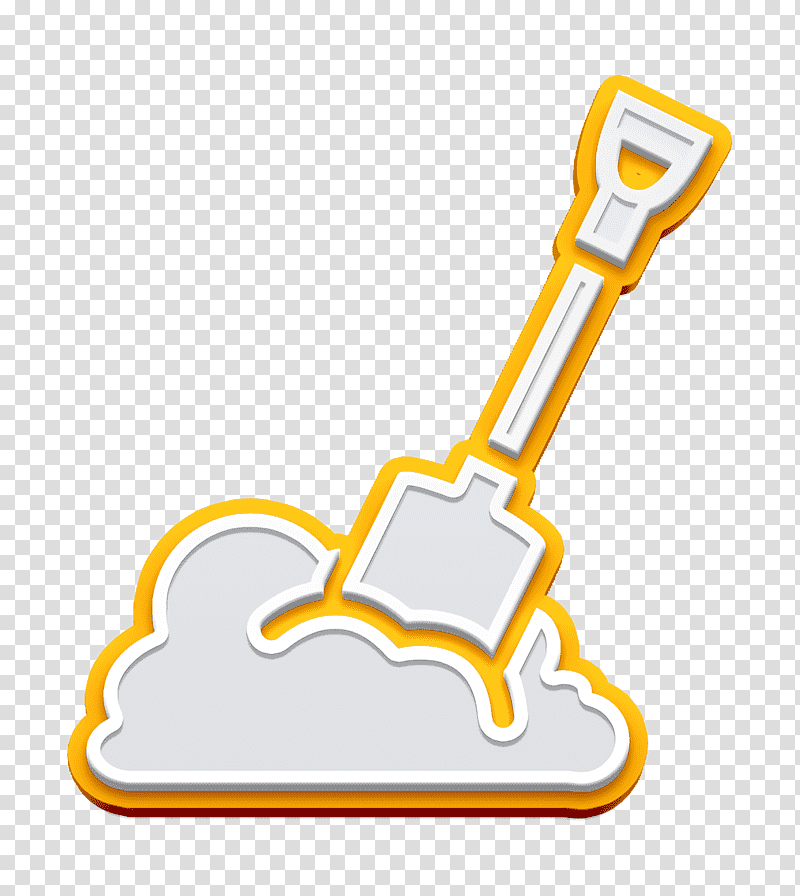 Tools and utensils icon Soil icon Building trade icon, Logo, Symbol, Yellow, Meter, Line, Material transparent background PNG clipart