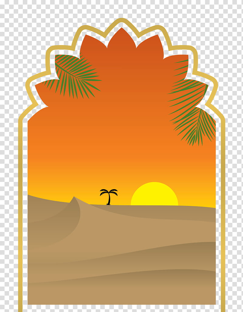 Arabian Landscape, Drawing, Logo transparent background PNG clipart