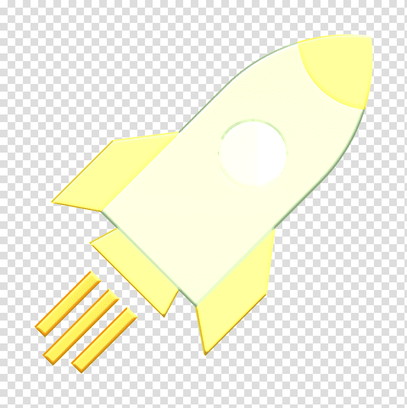 Rocket ship icon Office icons icon Rocket icon, Yellow, Meter, Shelter transparent background PNG clipart