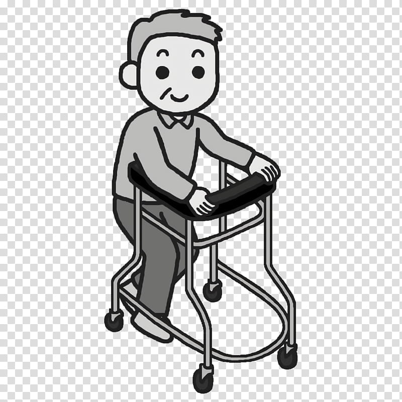 older elder Rehabilitation, Nursing Home, Chair, Sports Equipment, Angle, Medical Device, Line, Shoe transparent background PNG clipart