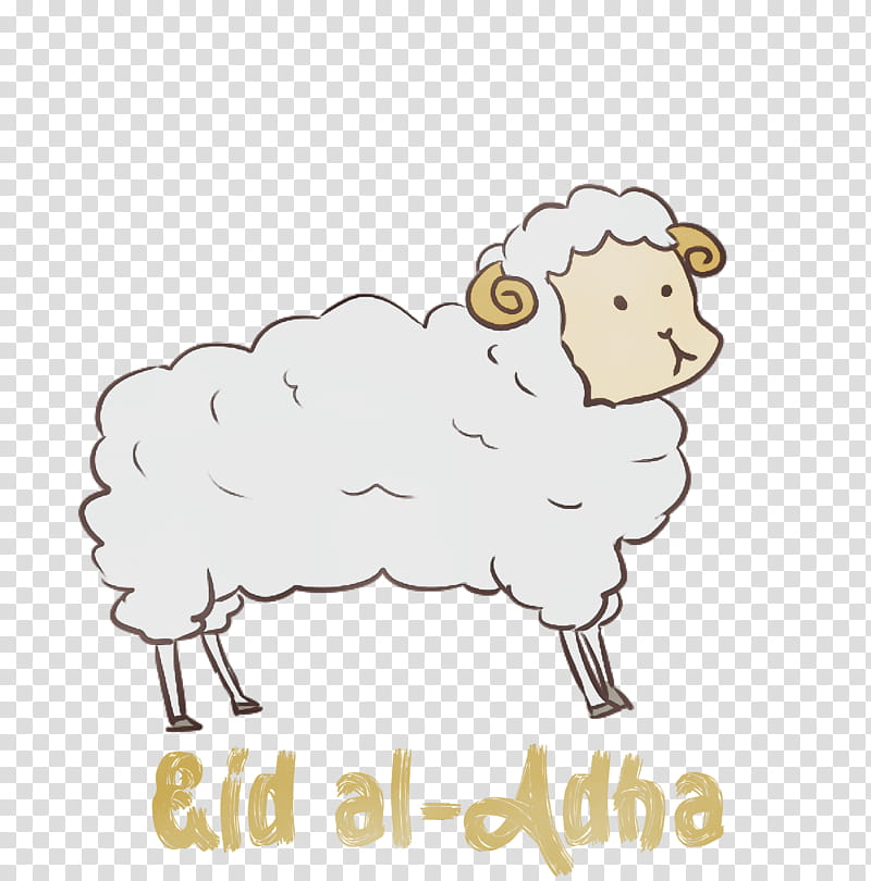 sheep dog animal figurine snout, Eid Al Adha, Watercolor, Paint, Wet Ink, Cartoon, Character, Text transparent background PNG clipart