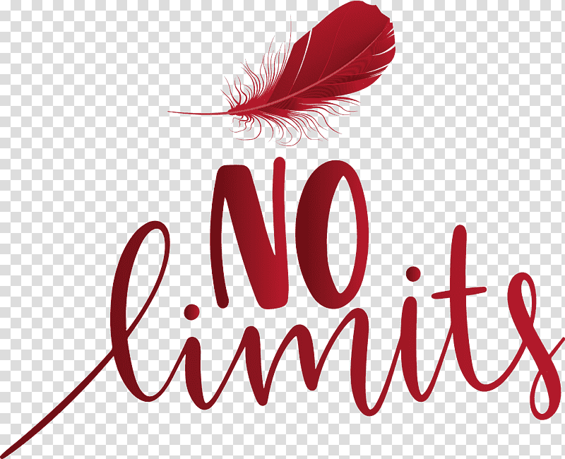 No Limits Dream Future, Hope, Logo, Valentines Day, Red, Meter, Feather transparent background PNG clipart