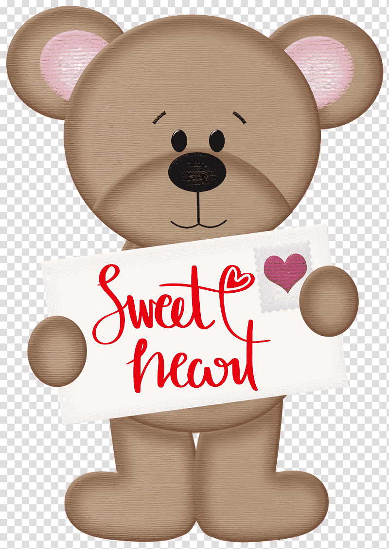 Sweet Heart Valentines Day Valentine, Quotes, Bears, Teddy Bear, Me To You Bears, Stuffed Toy, Drawing transparent background PNG clipart