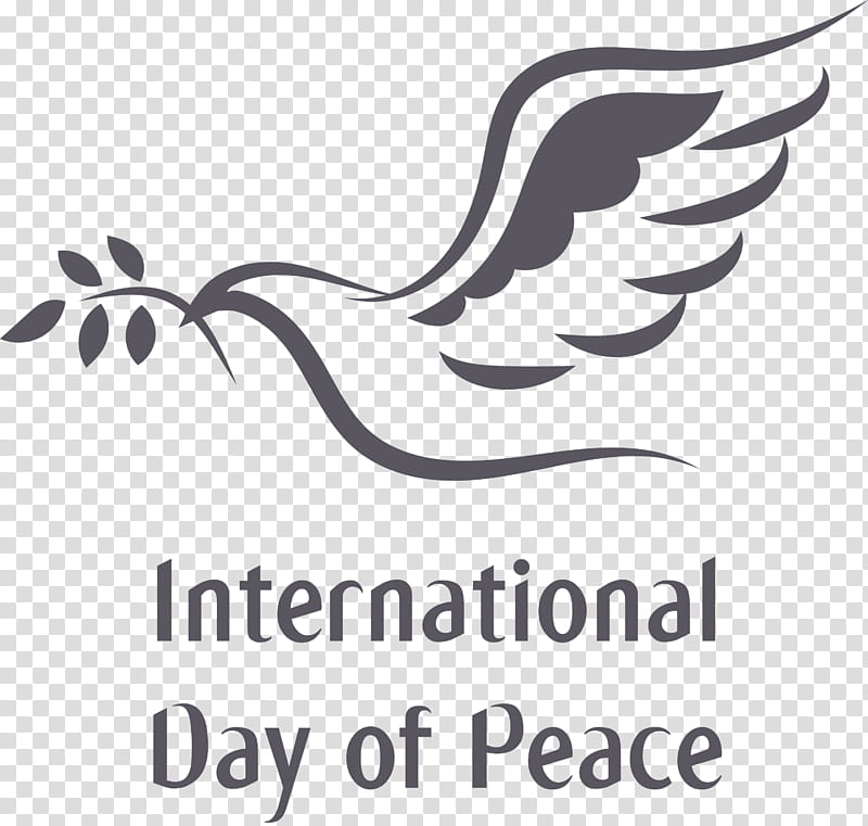 International Day of Peace World Peace Day, Logo, Black And White
, Line, Meter, Beak, Branching, Geometry transparent background PNG clipart