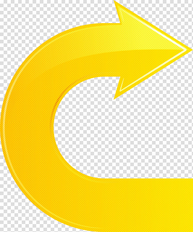 U Shaped Arrow, Yellow, Symbol, Logo, Circle transparent background PNG clipart