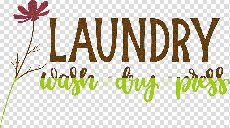 Laundry Wash Dry, Press, Logo, Meter, Flower transparent background PNG clipart
