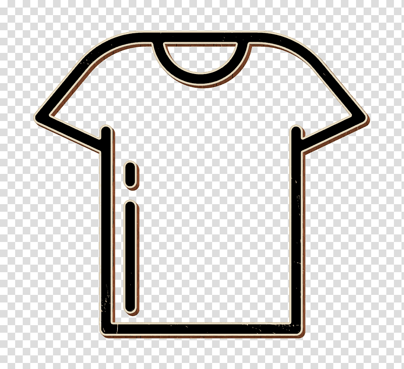 Hotel mega linear icon Shirt icon, Tshirt, Clothing, Royaltyfree, Screen Printing transparent background PNG clipart