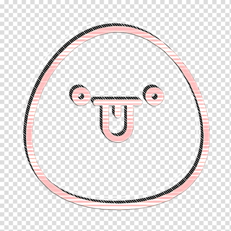 Emoji icon Cheeky icon, Circle, Meter, Jewellery, Human Body, Analytic Trigonometry And Conic Sections, Precalculus, Mathematics transparent background PNG clipart
