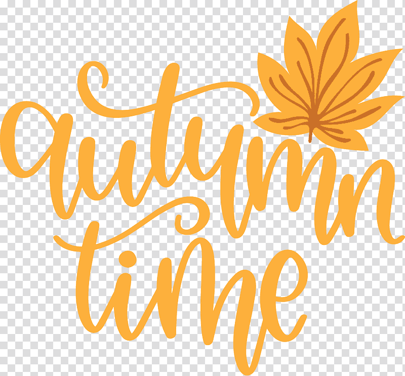 Welcome Autumn Hello Autumn Autumn Time, Flower, Logo, Calligraphy, Yellow, Meter, Fruit transparent background PNG clipart