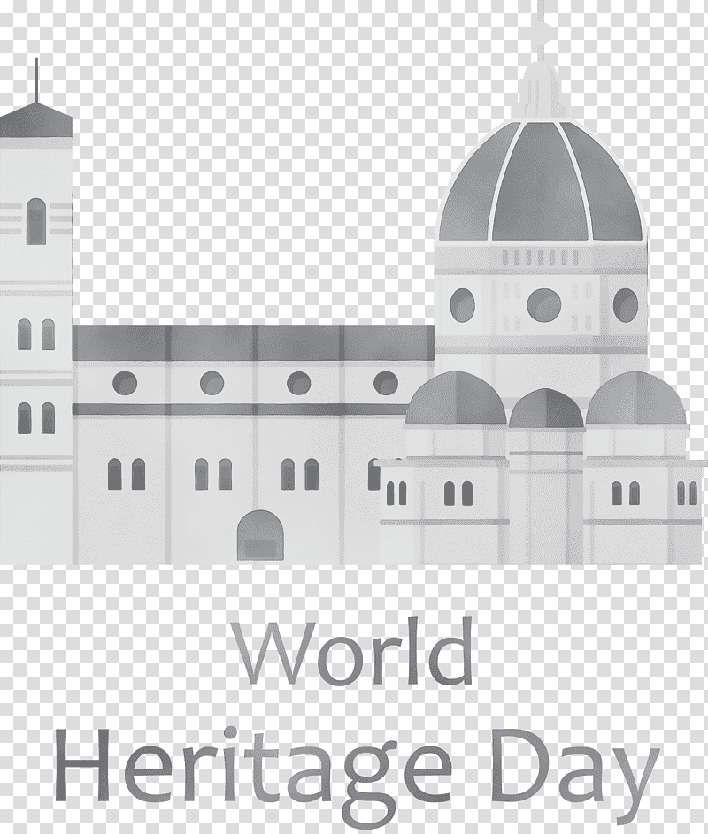 black and white medieval architecture façade middle ages architecture, International Day For Monuments And Sites, Watercolor, Paint, Wet Ink, Black And White
, Meter transparent background PNG clipart