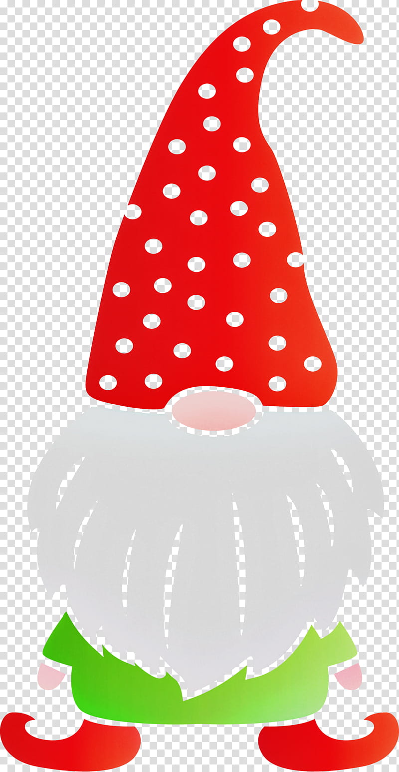 Gnome, Polka Dot, Costume Accessory, Party Hat, Party Supply, Interior Design transparent background PNG clipart