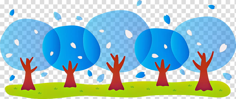 abstract spring trees abstract spring, Blue, Child Art, Balloon transparent background PNG clipart