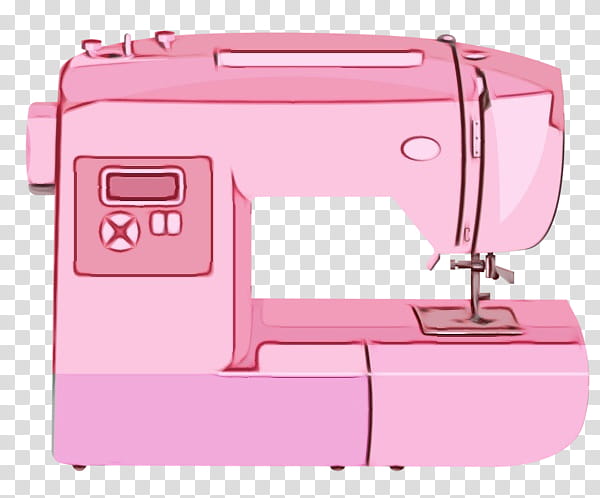 sewing machine sewing machine needle machine sewing pink m, Watercolor, Paint, Wet Ink, Sewing Needle, Simple Machine, Physics, Science transparent background PNG clipart