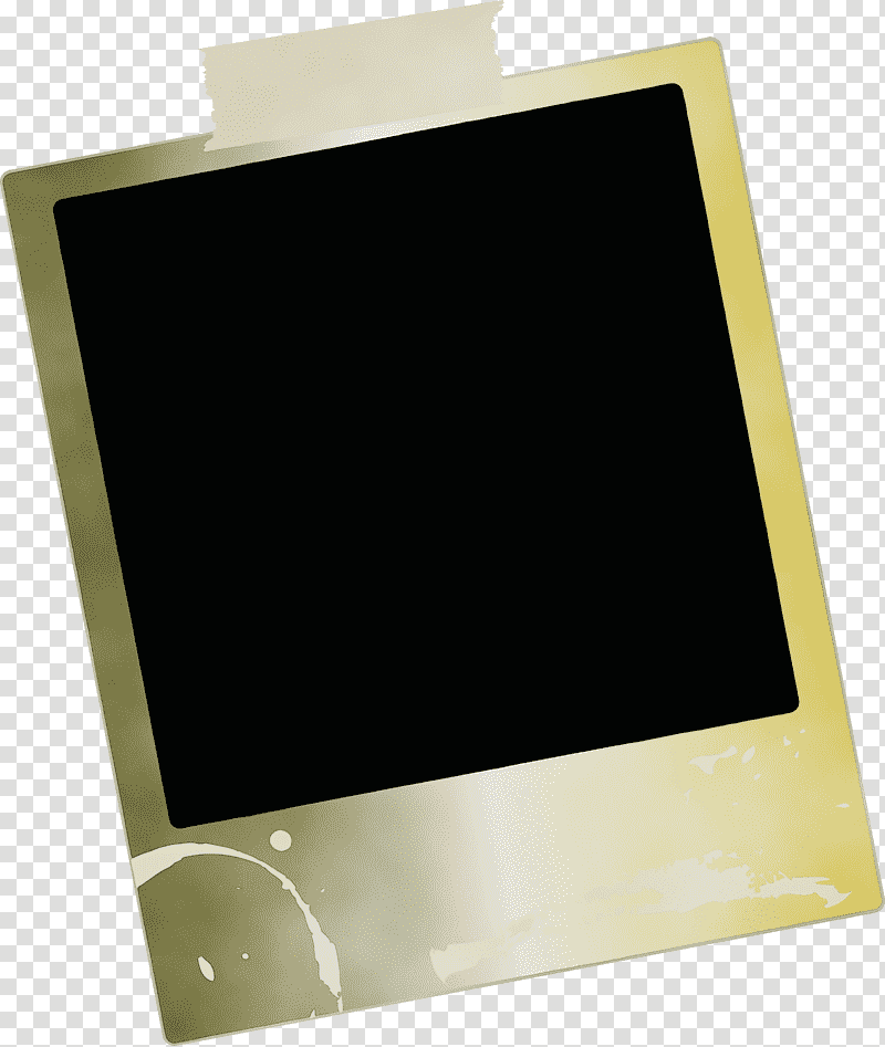 frame, Polaroid Frame, Watercolor, Paint, Wet Ink, Laptop Part, Computer Monitor transparent background PNG clipart