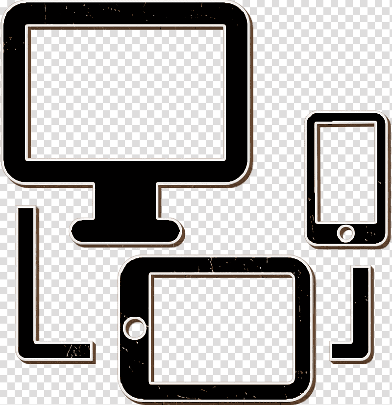 Responsive Web icon technology icon Tablet icon, Multimedia, Line, Meter, Computer Monitor, Mathematics, Geometry transparent background PNG clipart