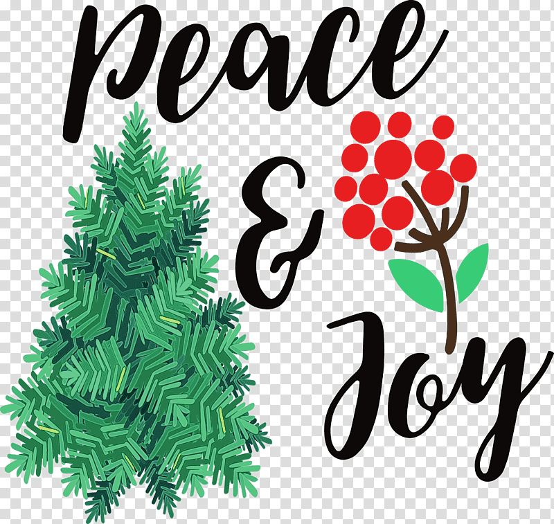 Christmas tree, Peace And Joy, Watercolor, Paint, Wet Ink, Christmas Day, Fir transparent background PNG clipart