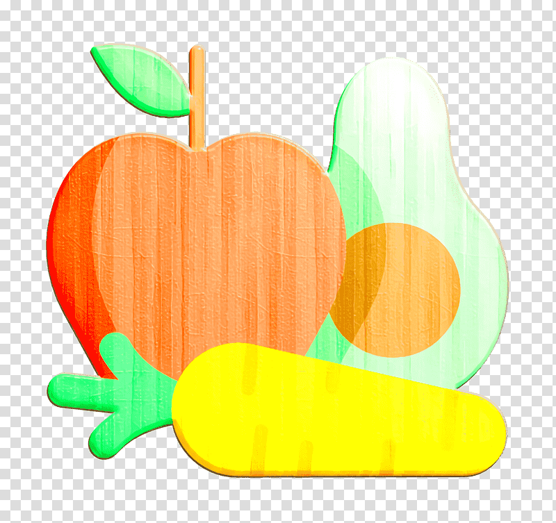 Food delivery icon Healthy food icon Fruit icon, Pumpkin, Text, Orange transparent background PNG clipart