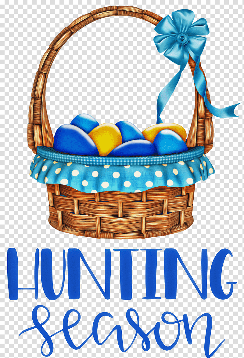 Hunting Season Easter Day Happy Easter, Gift Basket, Easter Basket, Picnic Basket, Basket Weaving, Wicker, Easter Egg transparent background PNG clipart