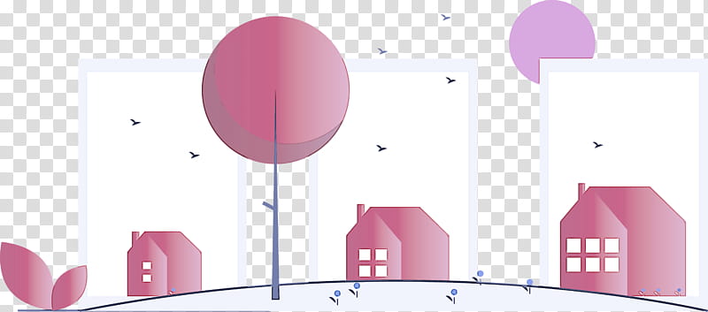 house home, Pink, Magenta, Balloon, Material Property transparent background PNG clipart