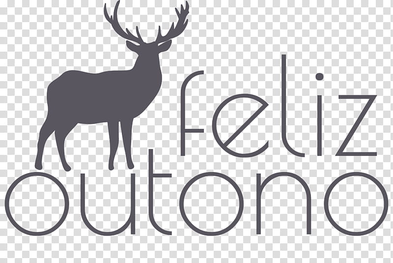 feliz outono happy fall happy autumn, Reindeer, Logo, Antler, Line, Meter transparent background PNG clipart