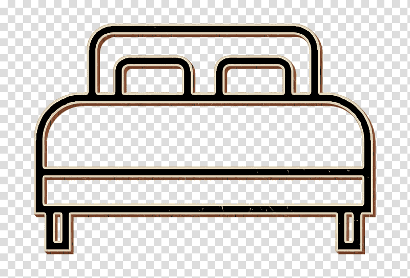 Furnitures icon Bed icon, Bed Size, Mattress, Room, Bedroom, Sleep, Interior Design Services transparent background PNG clipart