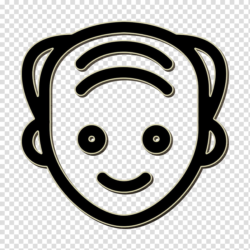 Smiley and people icon Grandfather icon Elderly icon, Emoticon, Dog, Gratis, Meter, Typeface transparent background PNG clipart