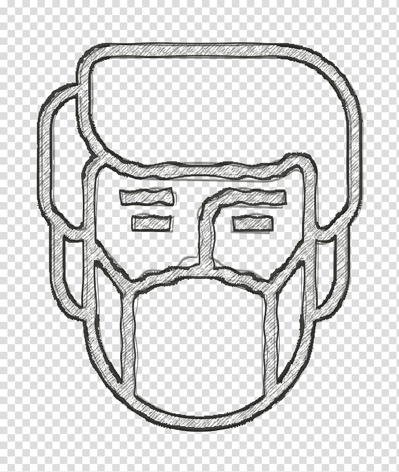 Global Warming icon Pollution icon Mask icon, Line Art, Coloring Book transparent background PNG clipart