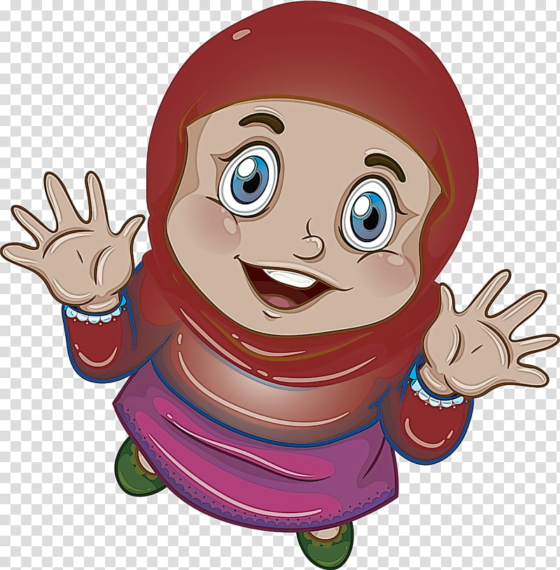 Muslim People, Cartoon, Finger, Animation, Gesture, Hand, Thumb transparent background PNG clipart