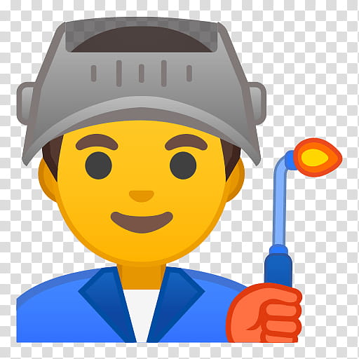 Emoji, Factory, Emoticon, Zerowidth Joiner, Construction Worker, Profession, Welder, Woman transparent background PNG clipart