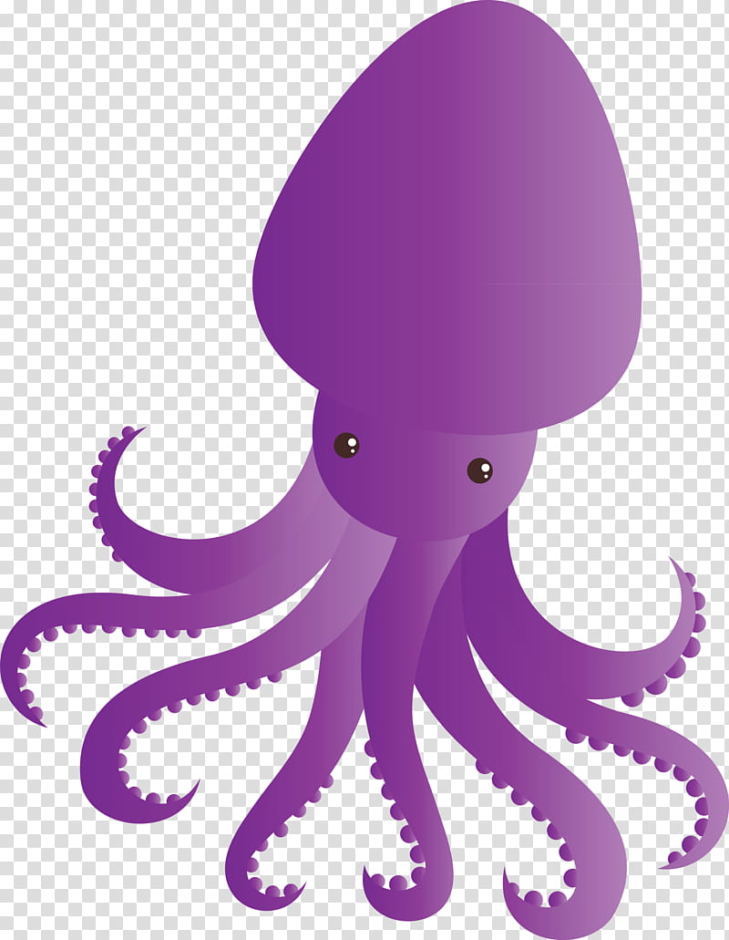 octopus giant pacific octopus octopus purple violet, Squid, Magenta, Seafood, Animation, Animal Figure transparent background PNG clipart