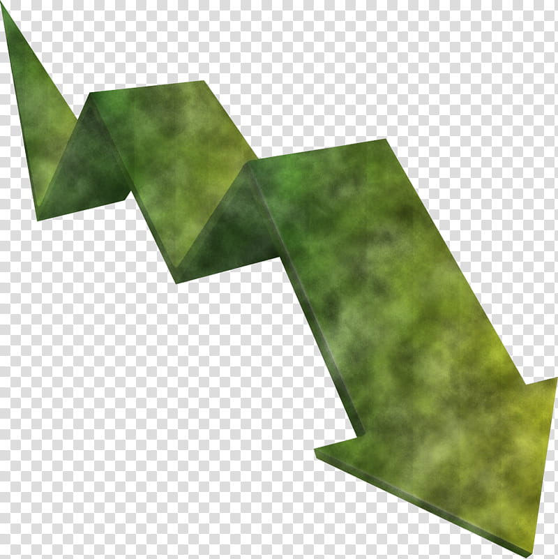 Jaggy Arrow, Green, Leaf, Grass, Origami, Plant, Rectangle transparent background PNG clipart