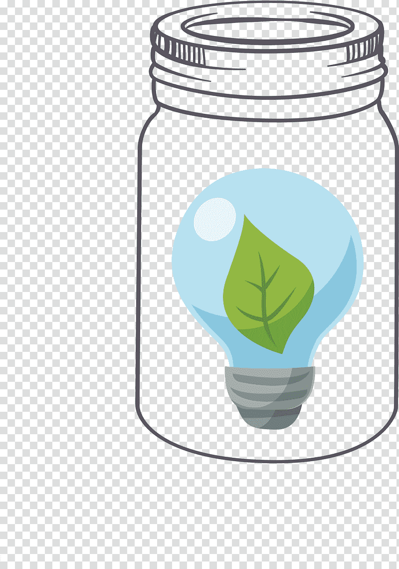 MASON JAR, Leaf, Green, Water, Flower, Plants, Science transparent background PNG clipart