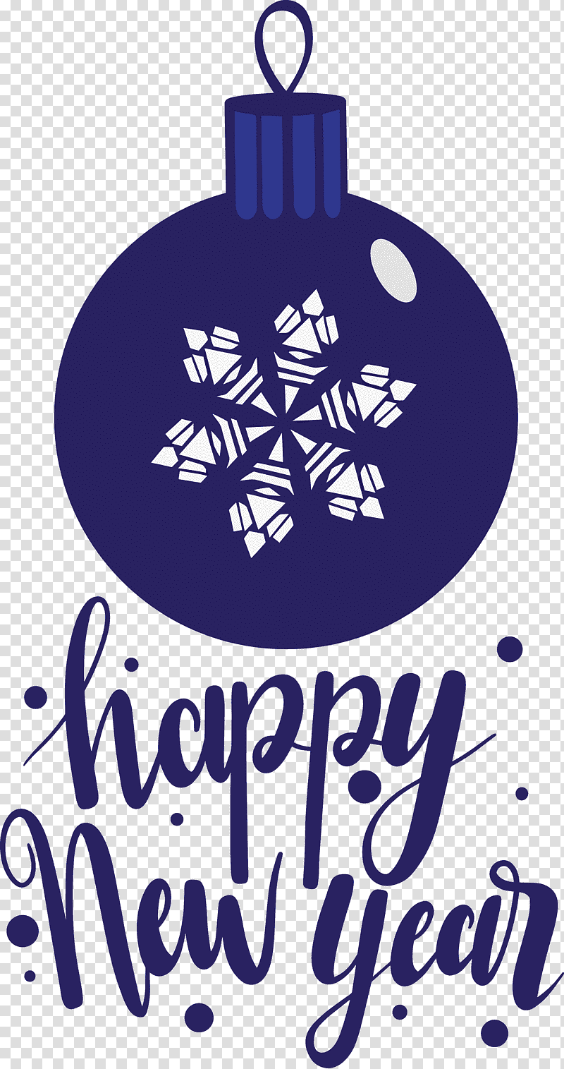 2021 Happy New Year 2021 New Year Happy New Year, Cobalt Blue, Christmas Ornament, Logo, Christmas Ornament M, Electric Blue M, Holiday transparent background PNG clipart