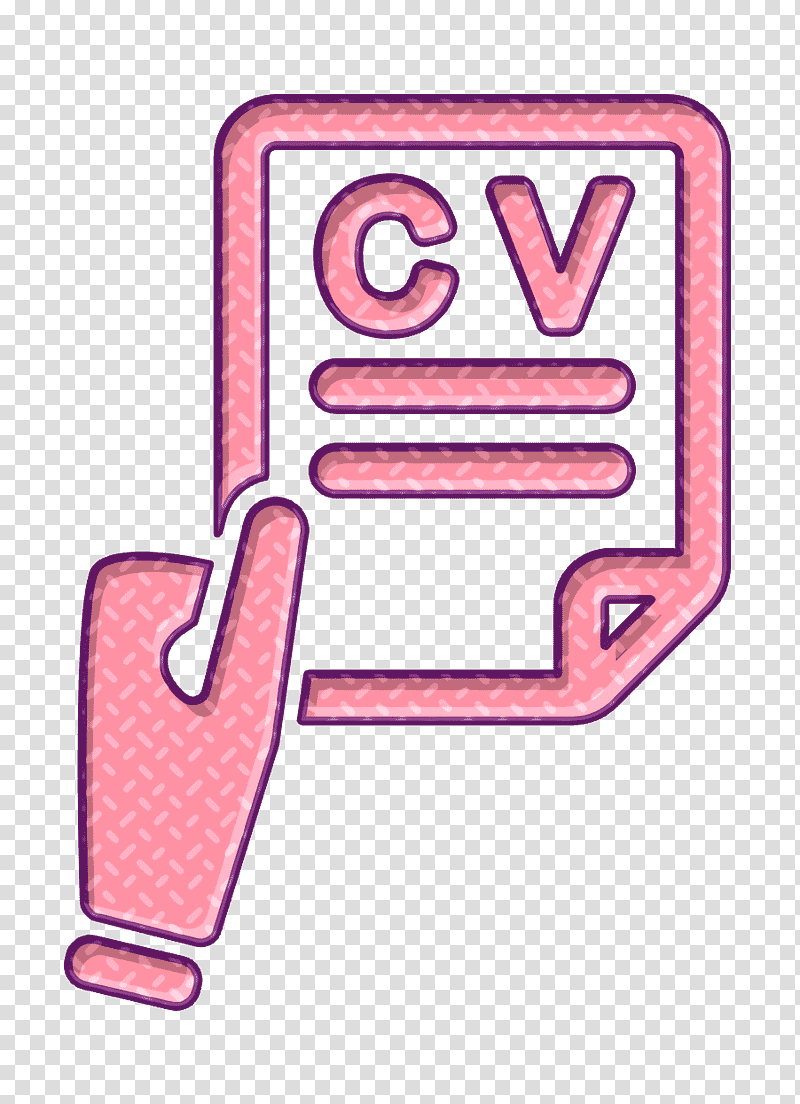 Curriculum icon Job search symbol of a hand holding cv icon interface icon, Job Search Icon, Logo, Meter, Line, Mathematics, Geometry transparent background PNG clipart