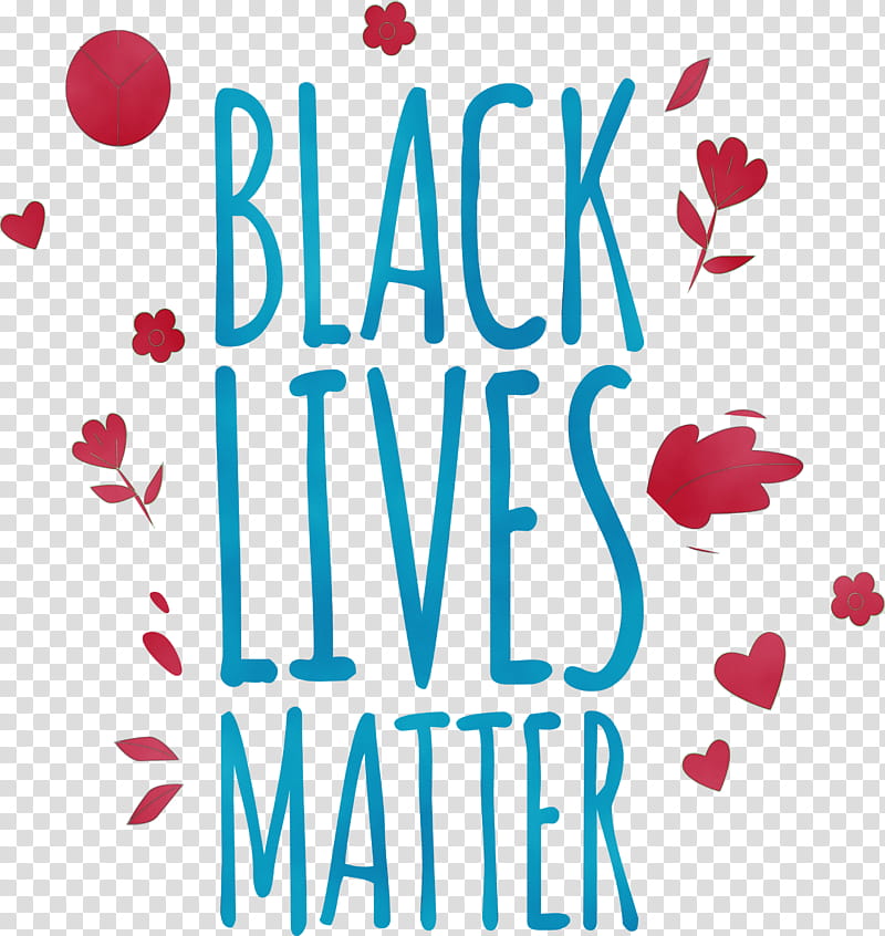 Floral design, Black Lives Matter, Stop Racism, Watercolor, Paint, Wet Ink, Logo, Petal transparent background PNG clipart