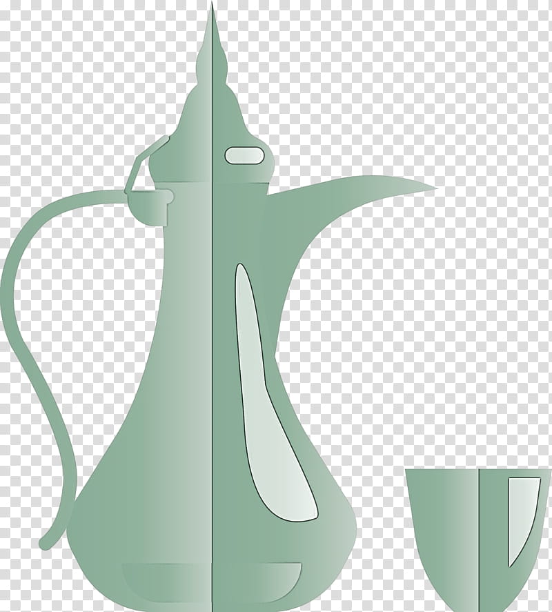 Tea Ramadan arabic culture, Green transparent background PNG clipart