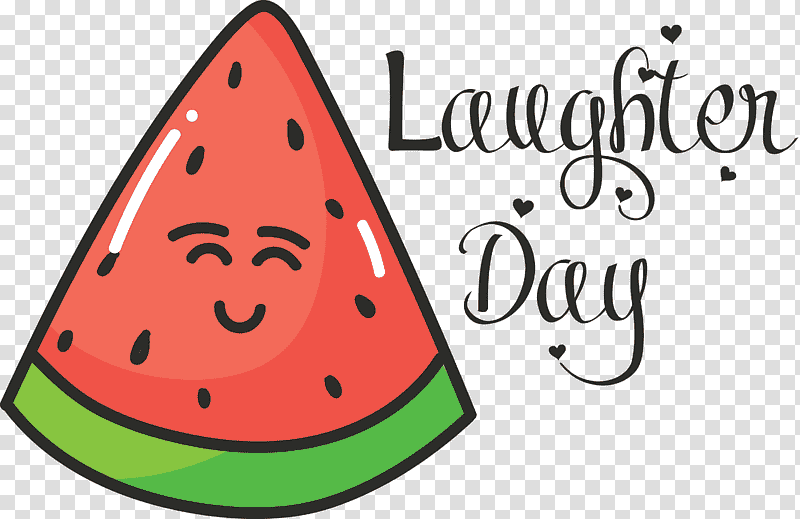 World Laughter Day Laughter Day laugh, Laughing, Watermelon M, Line, Meter, Fruit, Geometry transparent background PNG clipart