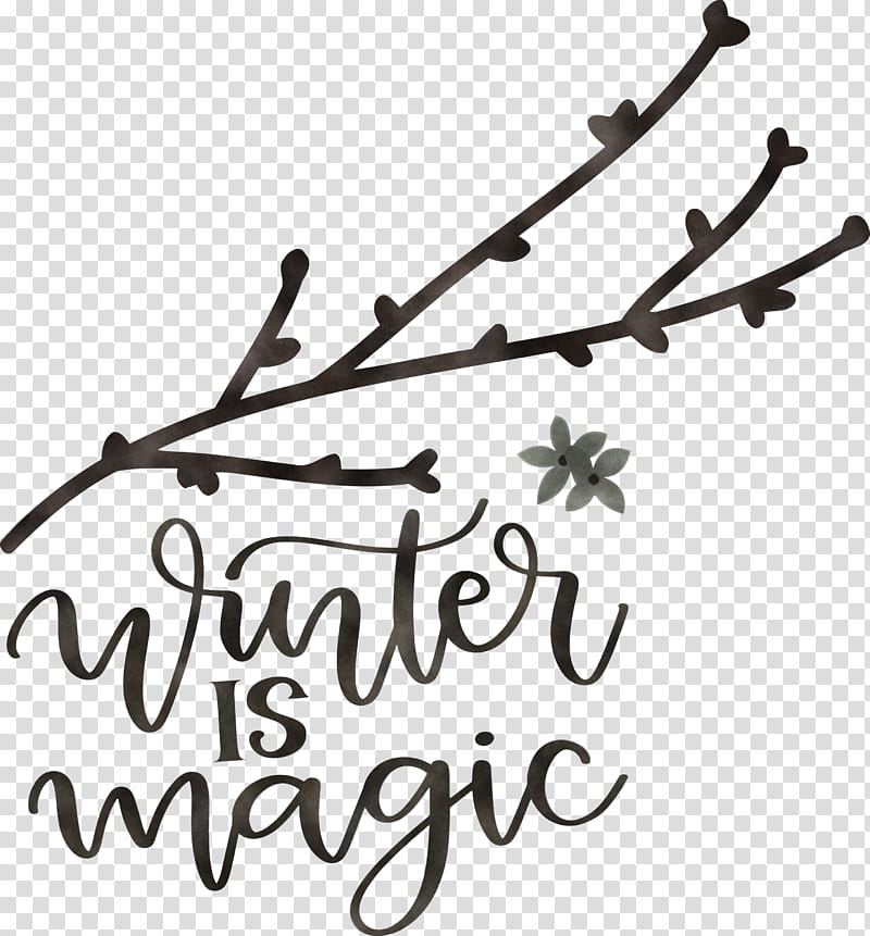 Winter Is Magic Hello Winter Winter, Winter
, Musical Instrument Accessory, Plants, Twig, Line, Text transparent background PNG clipart