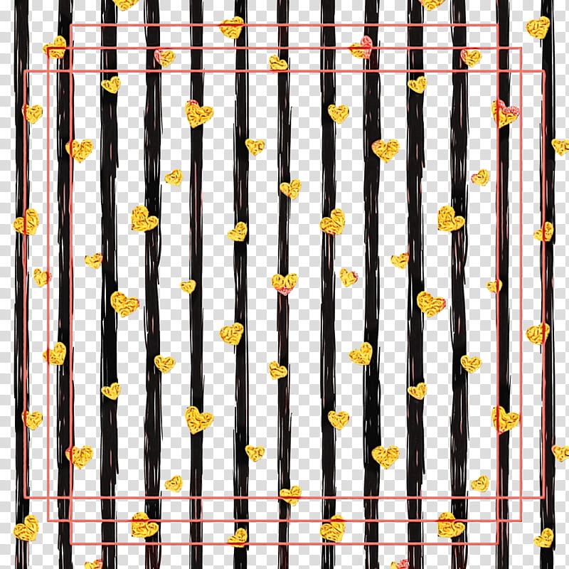 yellow pattern line fence home, Watercolor, Paint, Wet Ink, Meter transparent background PNG clipart