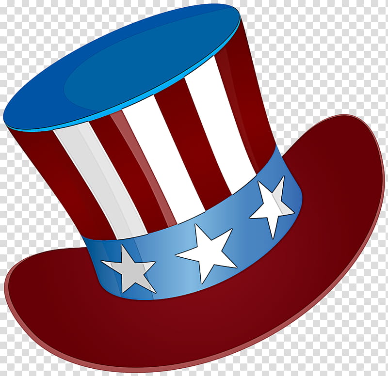 Top Hat Cartoon Uncle Sam Logo Costume Poster Cobalt Blue Clothing Transparent Background Png Clipart Hiclipart