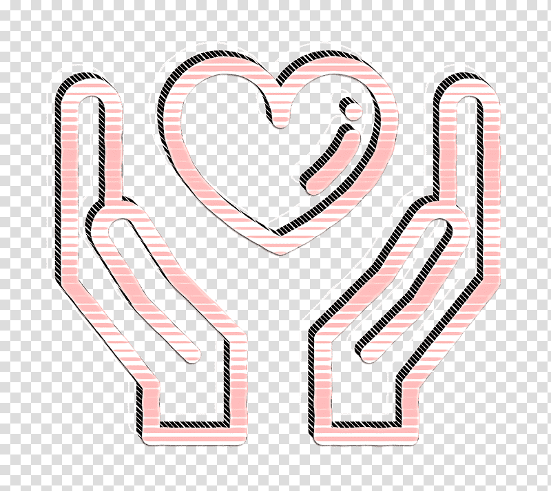 Heart icon Charity icon, Line, Meter, Hm, M095, Mathematics, Geometry transparent background PNG clipart