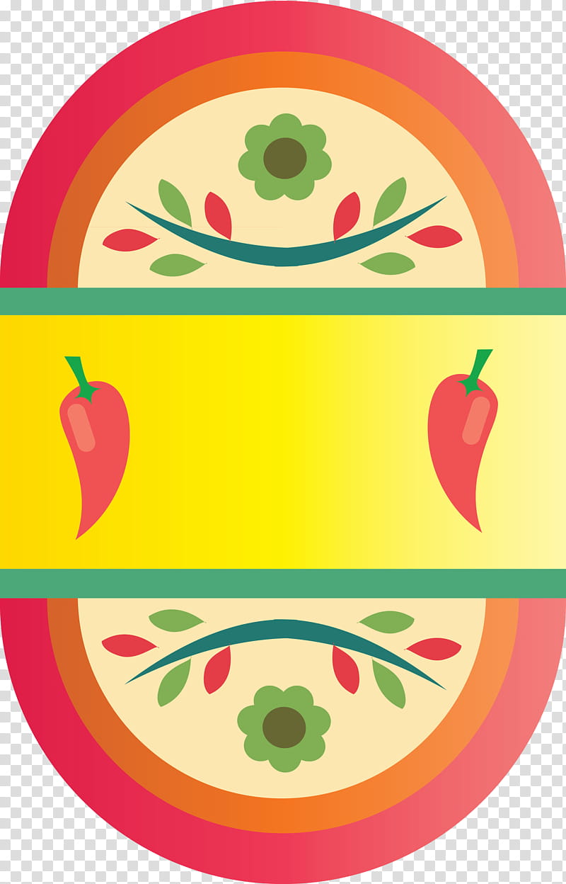 Mexican label Fiesta Label, Circle, Vegetable, Green, Area, Fruit, Meter, Analytic Trigonometry And Conic Sections transparent background PNG clipart