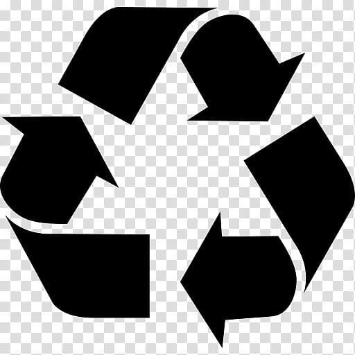 Garbage recycling logo reuse reduce Royalty Free Vector